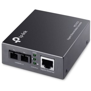 مبدل فیبر نوری تی پی لینک MC210CS تک حالته گیگابیتی