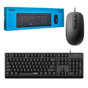 کیبورد ماوس با سیم رپو مدل X130 PRO